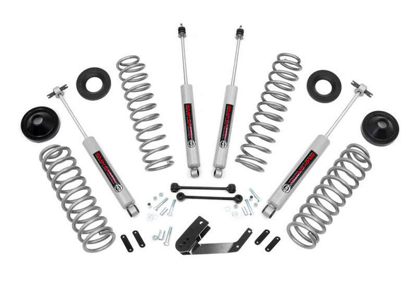 Rough Country 3.25" Lift Kit | N3 Shocks (07-18 Jeep Wrangler JK | 2WD/4WD | Unlimited) PERF694