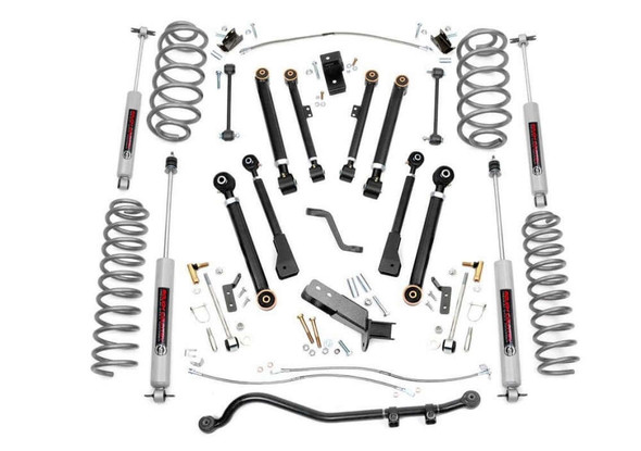 Rough Country 6" Lift Kit | N3 Shocks (97-06 Jeep Wrangler TJ | 4WD) 66220 Rough Country 6" Lift Kit | N3 Shocks (97-06 Jeep Wrangler TJ | 4WD) 66220