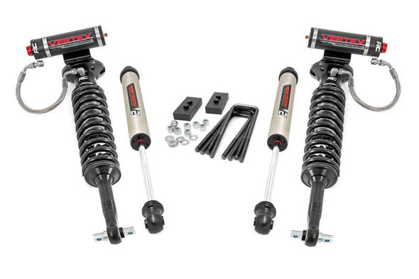 Rough Country 2" Lift Kit | Vertex Coilovers | V2 Shocks (21-25 Ford F-150 | 4WD) 58657