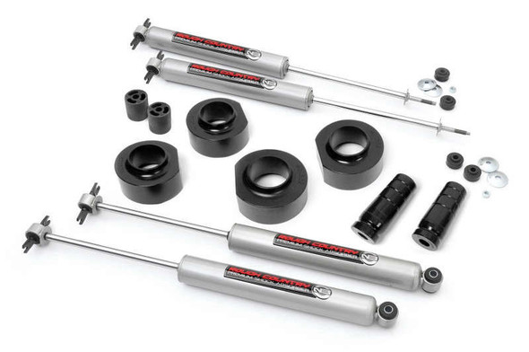 Rough Country 1.5" Lift Kit | N3 Shocks (97-06 Jeep Wrangler TJ | 4WD) 65030 Rough Country 1.5" Lift Kit | N3 Shocks (97-06 Jeep Wrangler TJ | 4WD) 65030