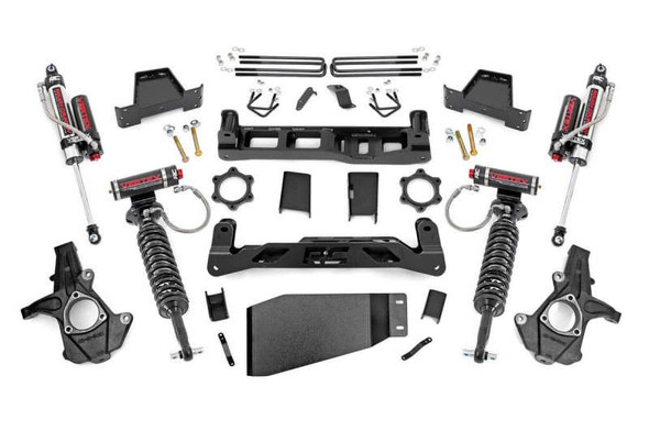 Rough Country 7.5" Lift Kit | Vertex Coilovers | Vertex Shocks (07-13 Chevy Silverado/GMC Sierra 1500 | 4WD) 26450