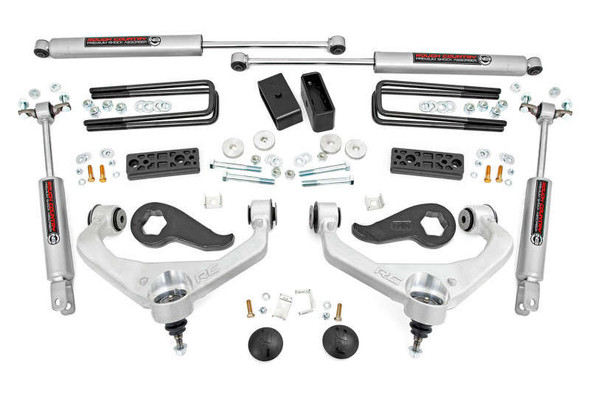 Rough Country 3" Lift Kit | N3 Shocks (20-25 Chevrolet Silverado/GMC Sierra 3500 HD | 2WD/4WD | Dually) 95630