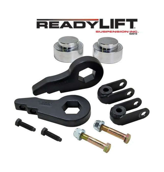 ReadyLIFT 2.5" Front with 1.0" Rear SST Lift Kit with Front Shock Extensions - Chevrolet/GMC Avalance,Tahoe,Suburban,Yukon XL,Escalade 2000-2006 69-3005
