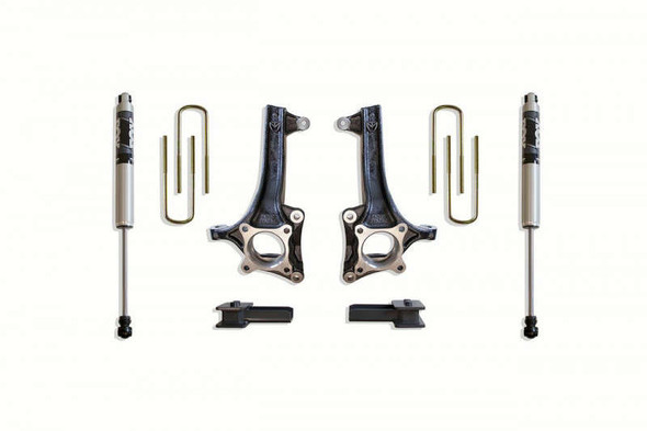 MaxTrac 4" Lift Kit w/ Fox Shocks (21-25 Ford F-150 | RWD) K884142F