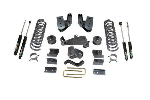 MaxTrac 6" Front/3" Rear Max Pro Lift Kit w/ Radius Arm Brackets & MaxTrac Shocks (14-18 Ram 2500 | 4WD | Diesel) K947263