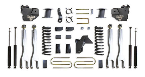 MaxTrac 8" Lift Kit With 4-Links With Shocks | Factory Rear Air Ride (19-24 Ram 3500 | 4WD | Diesel) K947585LA