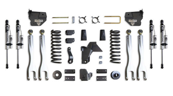 MaxTrac 8" Lift Kit With 4-Links/Vulcan Reservoir Shocks (19-24 Ram 2500 | 4WD | Diesel) K947485VRL