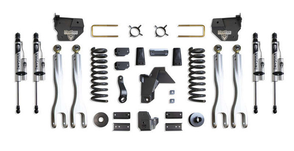 MaxTrac 6" Lift Kit With 4-Links/Vulcan Reservoir Shocks (19-24 Ram 2500 | 4WD | Diesel) K947463VRL