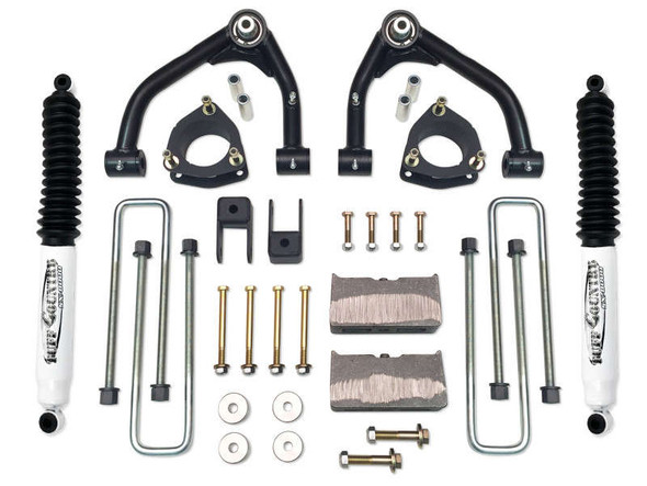 Tuff Country 4" Uni-Lift Kit w/SX8000 Shocks | For 1-piece OE Cast Upper Control Arms (14-18 Chevy Silverado/GMC Sierra 1500 | 4WD) 14069KN