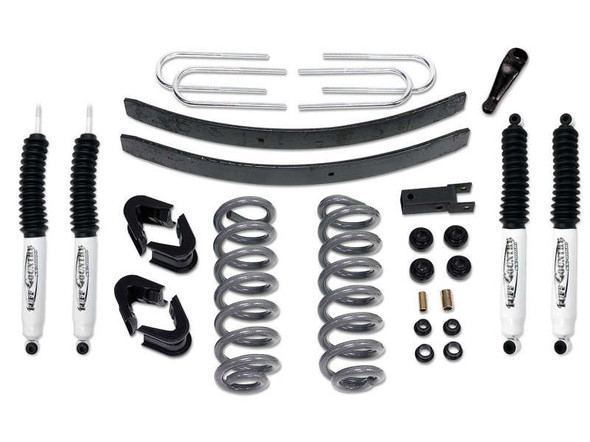 Tuff Country 4" Lift Kit w/SX8000 Shocks for 2.5" Rear Springs (73-79 Ford F-150 | 4WD) 24713KN