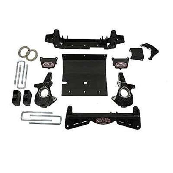 Tuff Country 4" Lift Kit For 3 Piece Subframe | No Shocks (01-10 Chevy Silverado/GMC Sierra 2500HD | 4WD) 14993
