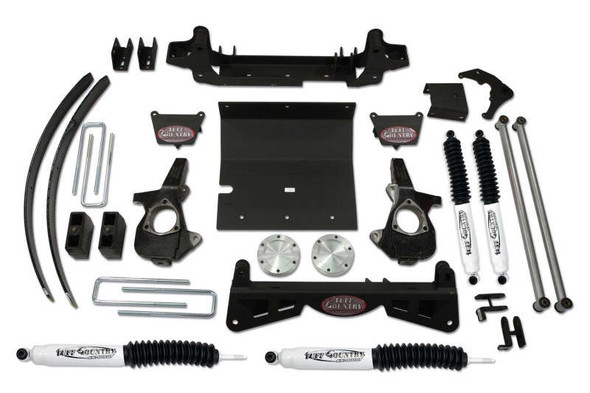 Tuff Country 6" Lift Kit w/SX8000 Shocks for 3-piece subframe w/o Factory Air Ride Shocks (2006 Chevy Silverado/GMC Sierra 1500 | 4WD) 16960KN