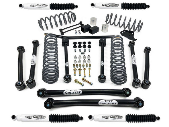 Tuff Country 4" Lift Kit EZ-Flex w/SX8000 Shocks (18-24 Jeep Wrangler JLU) 44105KN Tuff Country 4" Lift Kit EZ-Flex w/SX8000 Shocks (18-24 Jeep Wrangler JLU) 44105KN