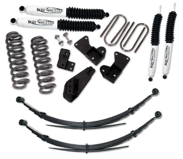 Tuff Country 2.5" Lift Kit w/Rear Leaf Springs & SX8000 Shocks (81-96 Ford F-150/Bronco | 4WD) 22812KN