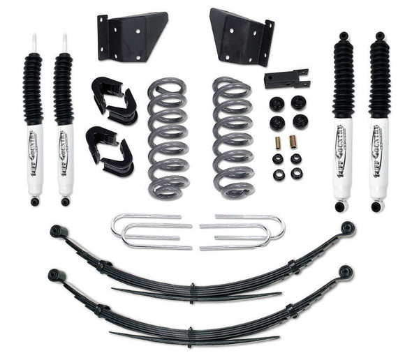 Tuff Country 4" Performance Lift Kit w/Rear Leaf Springs & SX8000 Shocks (78-79 Ford Bronco | 4WD) 24717KN