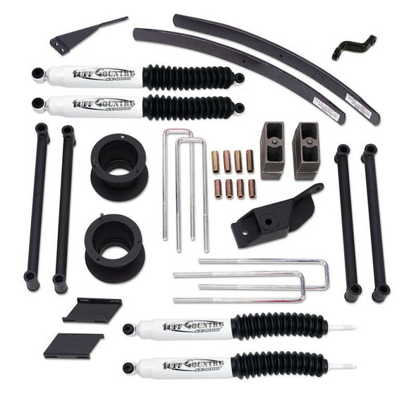 Tuff Country 4.5" Lift Kit w/SX8000 Shocks for Factory Overloads (00-02 Dodge Ram 2500/3500 | 4WD) 35933KN