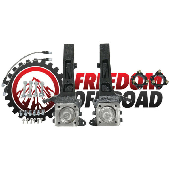 Freedom Offroad 7" Front Lift Kit w/Extended Brake Lines (05-23 Toyota Tacoma | RWD) FO-T701F40+FO-T302F30 Freedom Offroad 7" Front Lift Kit w/Extended Brake Lines (05-23 Toyota Tacoma | RWD) FO-T701F40+FO-T302F30
