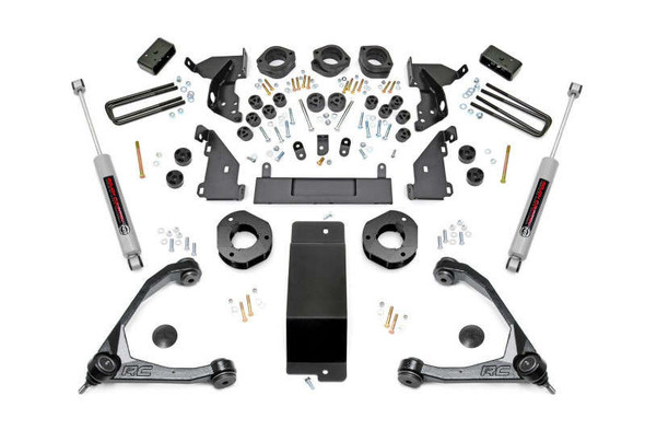 Rough Country 4.75" Lift Kit | Stock Cast Aluminum Control Arms (14-15 Chevy Silverado/GMC Sierra 1500 | 4WD) 294.20
