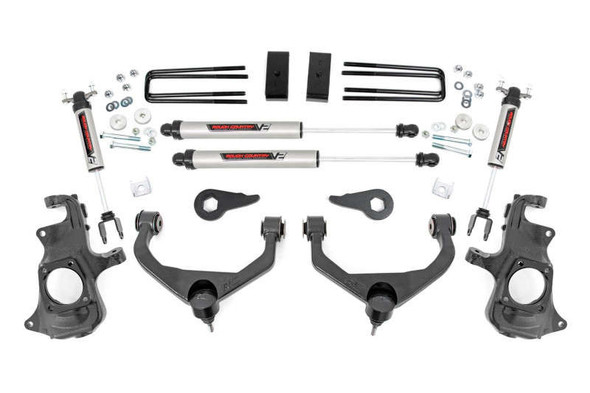 Rough Country 3.5" Lift Kit | V2 Shocks (11-19 Chevy Silverado/GMC Sierra 2500 HD/3500 HD | 2WD/4WD) 95770 Rough Country 3.5" Lift Kit | V2 Shocks (11-19 Chevy Silverado/GMC Sierra 2500 HD/3500 HD | 2WD/4WD) 95770