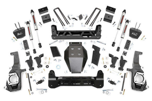 Rough Country 5 Inch Lift Kit | Torsion Drop | V2 (11-19 Chevy Silverado 2500HD/3500HD/GMC 2500HD/3500HD) 10370