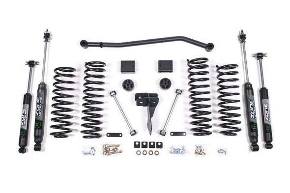 Zone 4" Coil Spring Lift Kit | Nitro Series Shocks (12-18 Jeep Wrangler JK | 4WD | 2 Door) ZONJ37N