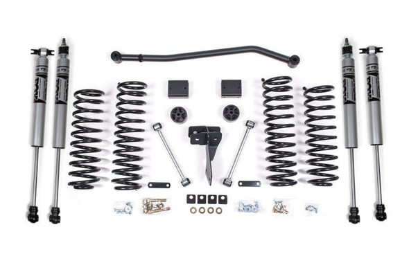Zone 4" Coil Spring Lift Kit | Fox 2.0 Adventure Series Shocks (07-11 Jeep Wrangler | 4WD | 4 Door) ZONJ15F