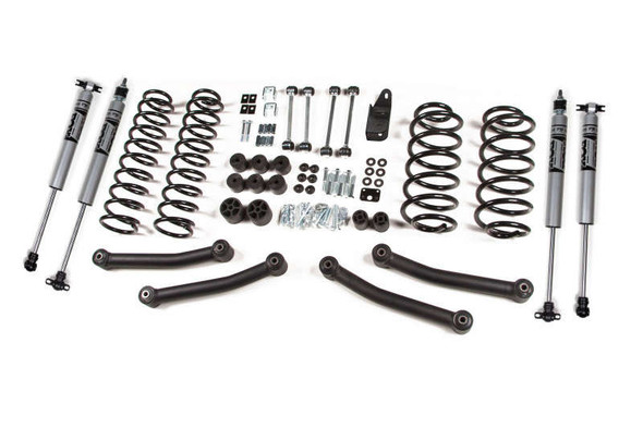 Zone 4" Coil Spring Lift Kit | Fox 2.0 Adventure Series Shocks (03-06 Jeep Wrangler | 4WD) ZONJ11F