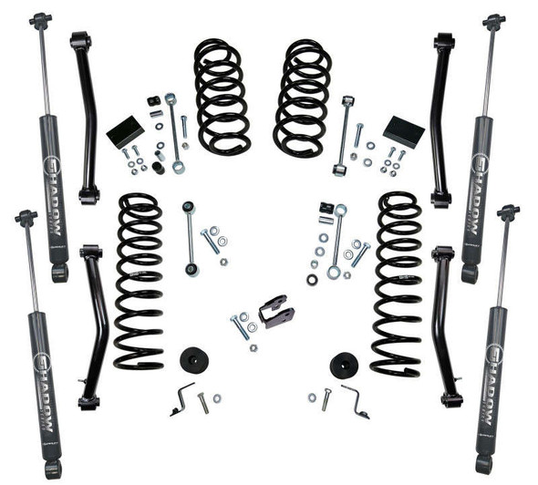 SUPERLIFT 4" Dual Rate Coil Spring Lift Kit w/Shadow Series Shocks (18-23 Jeep Wrangler JL Unlimited | 4 Door) K189 SUPERLIFT 4" Dual Rate Coil Spring Lift Kit w/Shadow Series Shocks (18-23 Jeep Wrangler JL Unlimited | 4 Door) K189