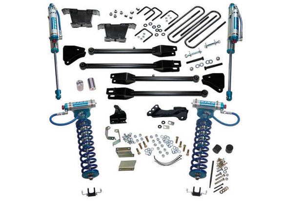 SUPERLIFT 4" Lift Kit - 11-16 F-250/F-350 4WD - Diesel - w/ 4-Link Conversion & King Coilovers/Shocks K236KG