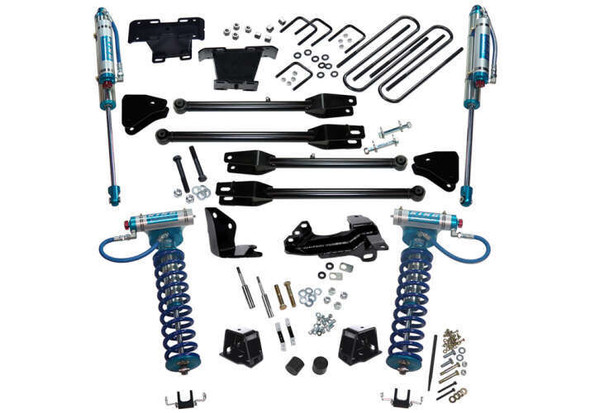 SUPERLIFT 4" Lift Kit - 05-07 F-250/F-350 4WD - Diesel - w/ 4-Link Conversion & King Coilovers/Shocks K230KG