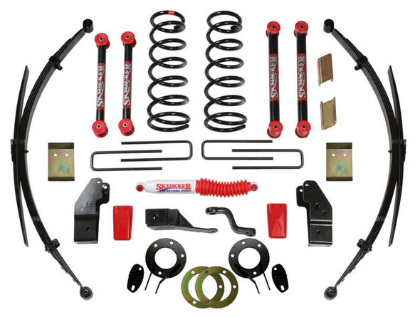 Skyjacker 5" Suspension Lift System w/ Nitro Shocks (00-01 Dodge Ram 1500/2500 | 4WD | Gas) D5022KS-N