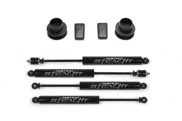 Fabtech 2.5" Coil Spacer System w/ Stealth Shocks | 13-18 Ram 3500 4WD K3056M Fabtech 2.5" Coil Spacer System w/ Stealth Shocks | 13-18 Ram 3500 4WD K3056M