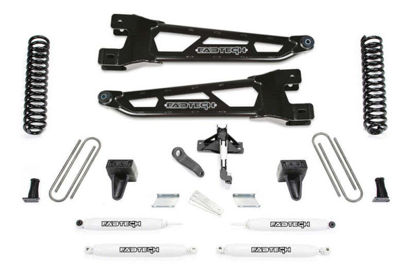Fabtech 6" Radius Arm Lift Kit | Performance Shocks (23-24 Ford F-250/F-350 Super Duty | Diesel | 4WD) K2413