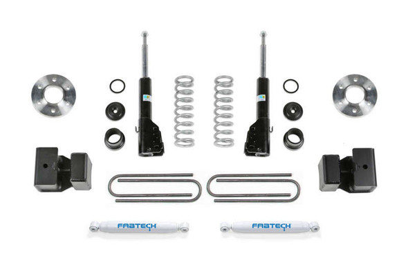 Fabtech 1.5" Coil Assist Kit Front Bilstein B4 Struts & Rear Performance Shocks | 15-21 Mercedes Sprinter 3500 4WD K9007 Fabtech 1.5" Coil Assist Kit Front Bilstein B4 Struts & Rear Performance Shocks | 15-21 Mercedes Sprinter 3500 4WD K9007