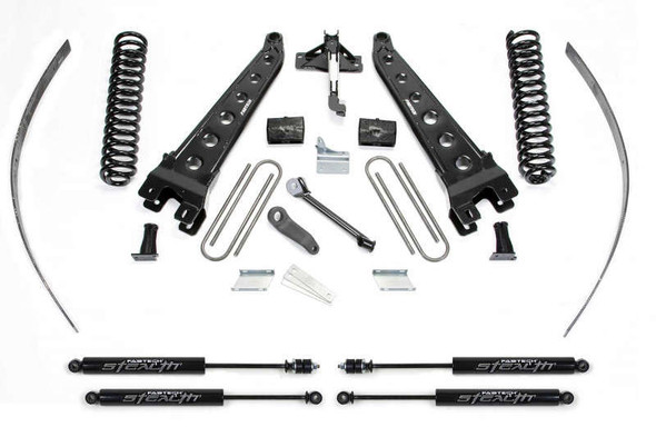 Fabtech 8" Radius Arm System w/ Stealth Shocks | 08-16 Ford F-250 4WD w/ Factory Overload K2124M