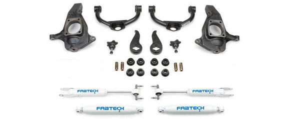 Fabtech 3.5" Ultimate System w/ Ball Joint UCA & Performance Shocks | 11-19 Chevrolet/GMC 2500HD & 3500HD K1055 Fabtech 3.5" Ultimate System w/ Ball Joint UCA & Performance Shocks | 11-19 Chevrolet/GMC 2500HD & 3500HD K1055
