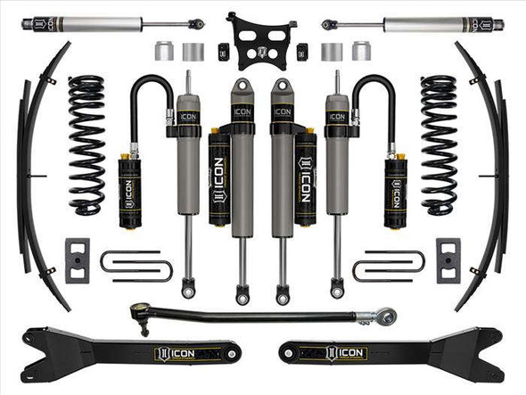 Icon 2.5" Stage 5 Suspension System w/ Radius Arms and Expansion Pack (2023 Ford F-250/F-350 Super Duty | 4WD | Diesel) K62565RL