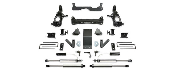 Fabtech 4" Crossmember System w/ Front Dirt Logic 2.25 Resi Shocks & Rear Dirt Logic 2.25 Shocks | 11-19 Chevrolet/GMC 2500HD K1122DL