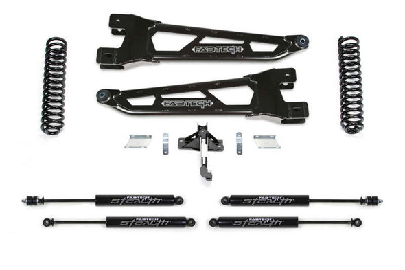 Fabtech 2.5" Radius Arm Lift Kit W/ Stealth Shocks (23-25 Ford F-250/350 Super Duty | 4WD | Diesel) K2401M
