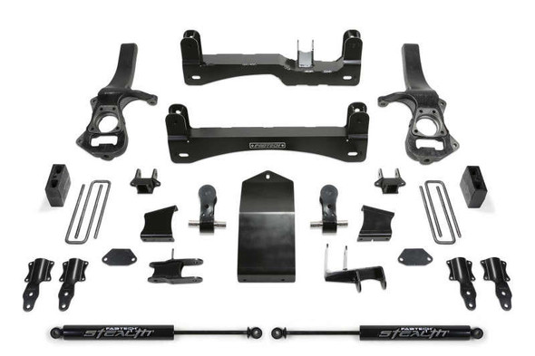 Fabtech 4" Basic System w/ Rear Stealth Shocks (19-24 Chevrolet/GMC 1500 Trail Boss/AT4 | 4WD) K1136M Fabtech 4" Basic System w/ Rear Stealth Shocks (19-24 Chevrolet/GMC 1500 Trail Boss/AT4 | 4WD) K1136M