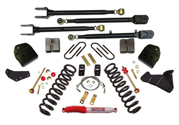 Skyjacker 4" Suspension Lift w/ Hydro Shocks (05-07 Ford F-250 Super Duty | Diesel | 4WD) F54524K-H