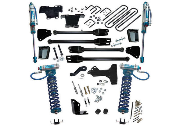 SUPERLIFT 6" Lift Kit - 05-07 F-250/F-350 4WD - Diesel - w/ 4-Link Conversion & King Coilovers/Shocks K231KG
