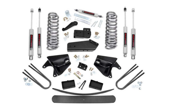 Rough Country 6" Lift Kit | Lift Blocks (80-96 Ford Bronco/F-150 | 4WD) 470.20