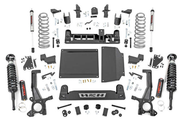 Rough Country 6" Lift Kit | Rear Coil | Vertex Coilovers | V2 Shocks (22-25 Toyota Tundra | 4WD) 71257