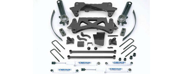 Fabtech 6" Performance System w/ Performance Shocks | 1995.5-04 Toyota Tacoma (6 Lug) (6 Cyl) K7002