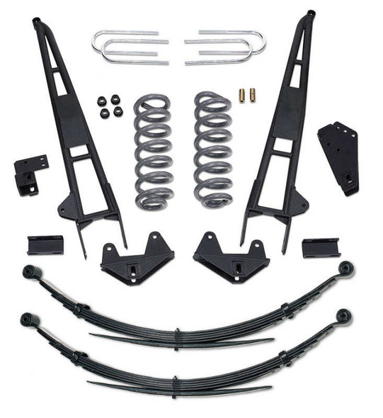 Tuff Country 4" Performance Lift Kit w/Rear Leaf Springs (81-96 Ford F-150/Bronco | 4WD) 24815K