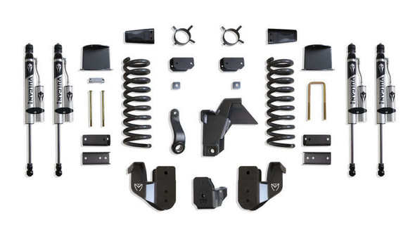 MaxTrac 8" Lift Kit With Vulcan Reservoir Shocks | Factory Rear Air Ride (19-24 Ram 2500 | 4WD | Diesel) K947485VRA