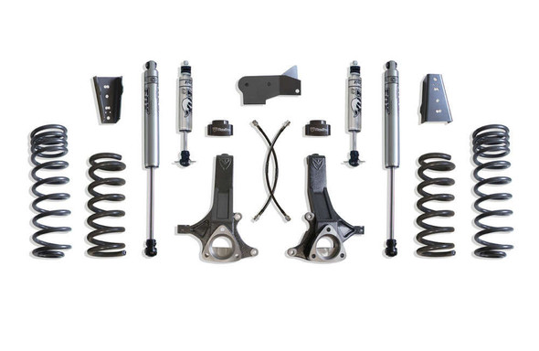 MaxTrac 7" Front/4.5" Rear Max Pro Elite Lift Kit w/ V8 Coils & Fox Shocks (09-18 Ram 1500/19-24 1500 Classic | RWD | V8 | 5.7L) K882471F
