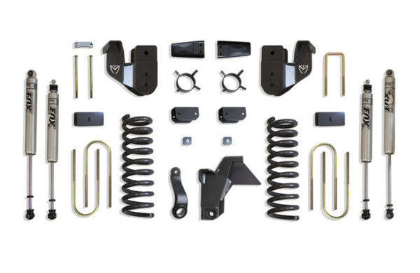 MaxTrac 4" Front/1" Rear Max Pro Elite Lift Kit w/ Radius Arm Brackets & Fox Shocks (19-24 Ram 3500 | 4WD | Diesel) K947541F