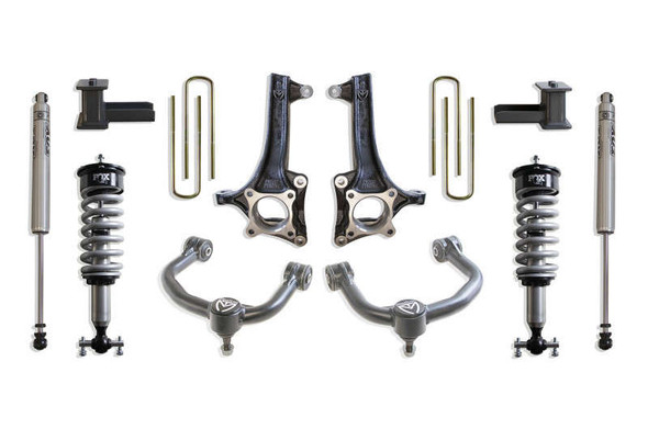 MaxTrac 6" Lift Kit With Fox Shocks/Upper Control Arms (21-25 Ford F-150 | RWD) K884164FC